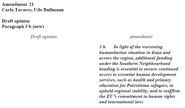 UNRWA_EU's tweet image. 🙏 Thank you to @EP_Development for today&apos;s opinion on the EU budget 2026, calling for more funding for the Southern Neighbourhood to ensure access to basic services, including for #PalestineRefugees.

@UNRWA is on the ground delivering these essential services every day.