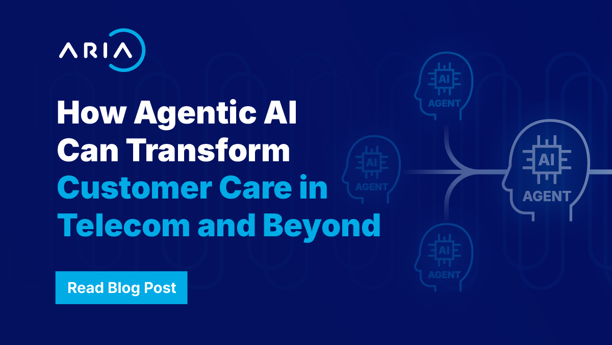 AriaSystemsInc's tweet photo. In our latest blog, we explore how agentic AI can connect systems and agents across billing, CRM and service management, enabling CSPs to move from reactive customer support to proactive, intelligent customer experiences. 

Read blog post: https://t.co/J0i4HOyj3c https://t.co/fujAWDrkJx