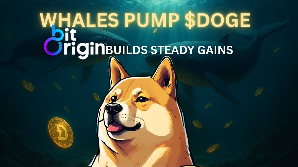 MarioNawfal's tweet image. WHALES PUMP DOGE, BIT ORIGIN BUILDS STEADY GAINS

Whale wallets just snapped up nearly 680M DOGE, driving a 10% rally and sending trading volumes up 160%.

Traders cheered the move, but DOGE still can’t crack the stubborn $0.25 resistance.

That’s the problem with hype cycles -…