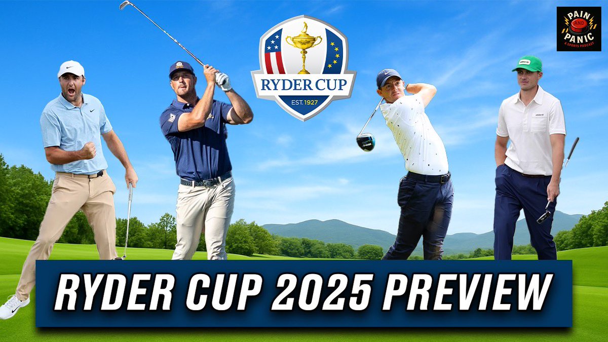 PainAndPanicPod's tweet photo. It’s Ryder Cup Week!!!

Special guest @amandav_3 joined us to discuss the big weekend ahead!

YouTube: https://t.co/AqjR7yetaQ

Spotify: https://t.co/kHi73VAjkp https://t.co/wONXoTtYQ5