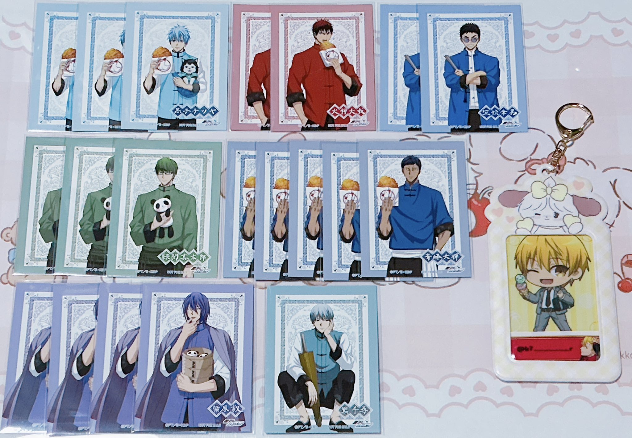 黒子のバスケ 黒バス 中華街ミッション イラストシート 縁日 ジオラマ