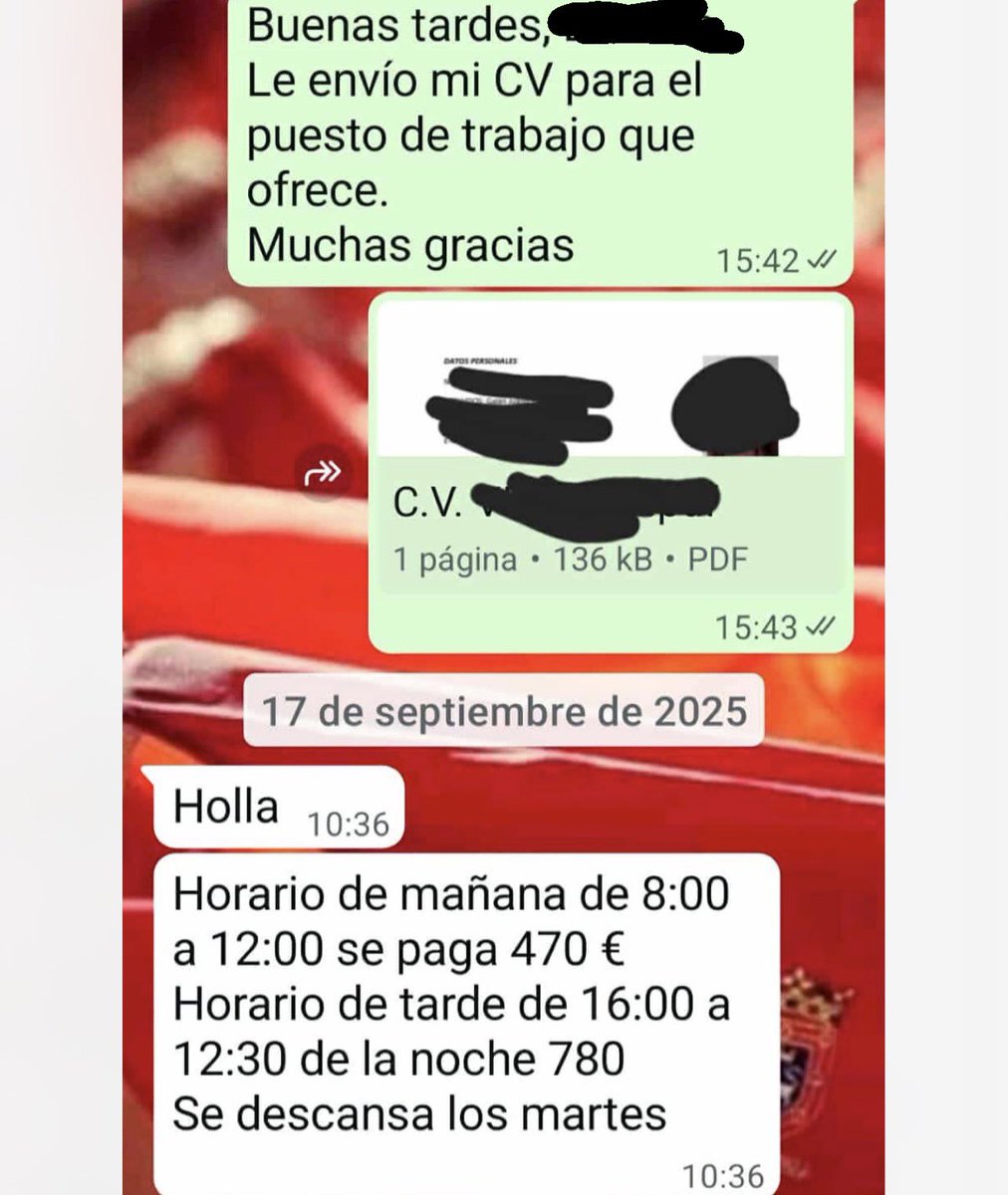 soycamarero's tweet photo. La gente no tiene ganas de trabajar… https://t.co/NoyZj03e5N