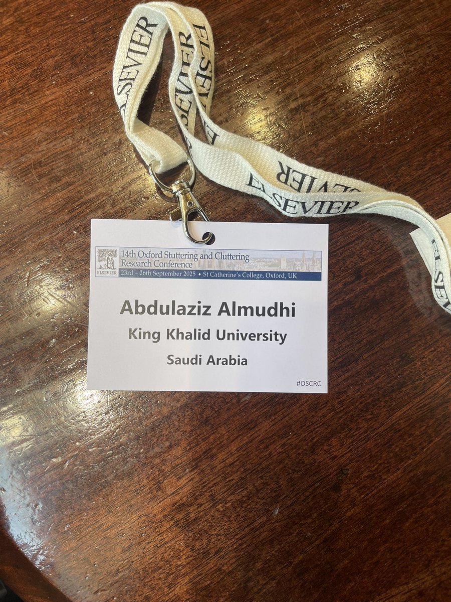 almudhi's tweet photo. Excited to be heading to #Oxford this September for the 14th Oxford Stuttering and Cluttering Research Conference: Building the Future, happening at St Catherine’s College, 23–26 September 2025! #itsOKtoStutter
https://t.co/LYzfMAVm7r https://t.co/UrOOOxhpQJ