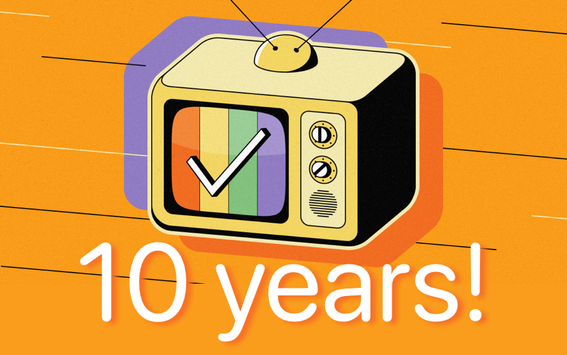 10 years ago today, I released Television Time on the App Store. It’s been an amazing journey, and I’m so grateful to everyone who has supported me and this app along the way. I’m proud of what it’s become and the milestones it has reached over the years.