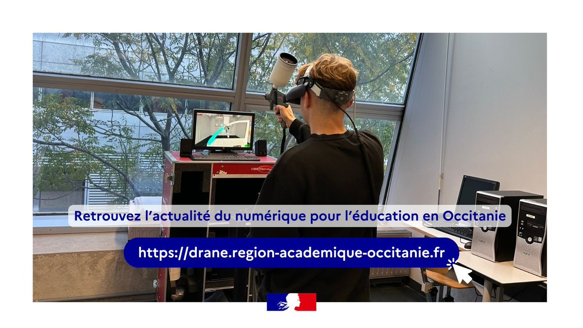 Retrouvez toute l'actualité du numérique pour l'éducation dans la <a href="/RA_Occitanie/">Région Académique Occitanie</a> : drane.region-academique-occitanie.fr

#IntelligenceArtificielle #ENT #ELEA #TEDi #Pix

<a href="/acmontpellier/">Académie Montpellier</a> <a href="/actoulouse/">Académie de Toulouse</a>