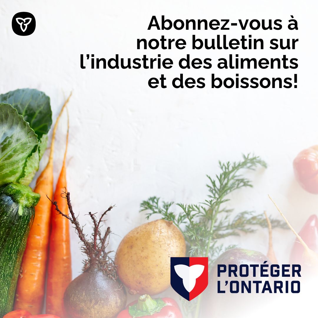 Ne ratez pas les nouvelles de l’industrie des #alimentsetboissons! Soyez à l’affût des possibilités d’exportation, des nouvelles de l’industrie et des programmes d’aide financière. Abonnez-vous : 

lp.constantcontactpages.com/su/CIaufdp/OMA… #industriealimentaire