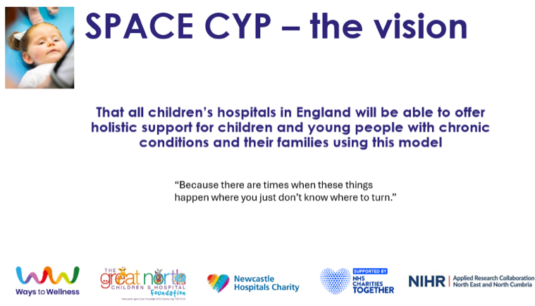 Anna Basu &amp; <a href="/angbroadbridge/">Ang Broadbridge</a> spoke about SPACE Pilot at the 7th Great North Paediatric Conference last Friday. They explained the impact of taking a whole-family approach to support for children with complex, chronic conditions by integrating the hospital with community settings.