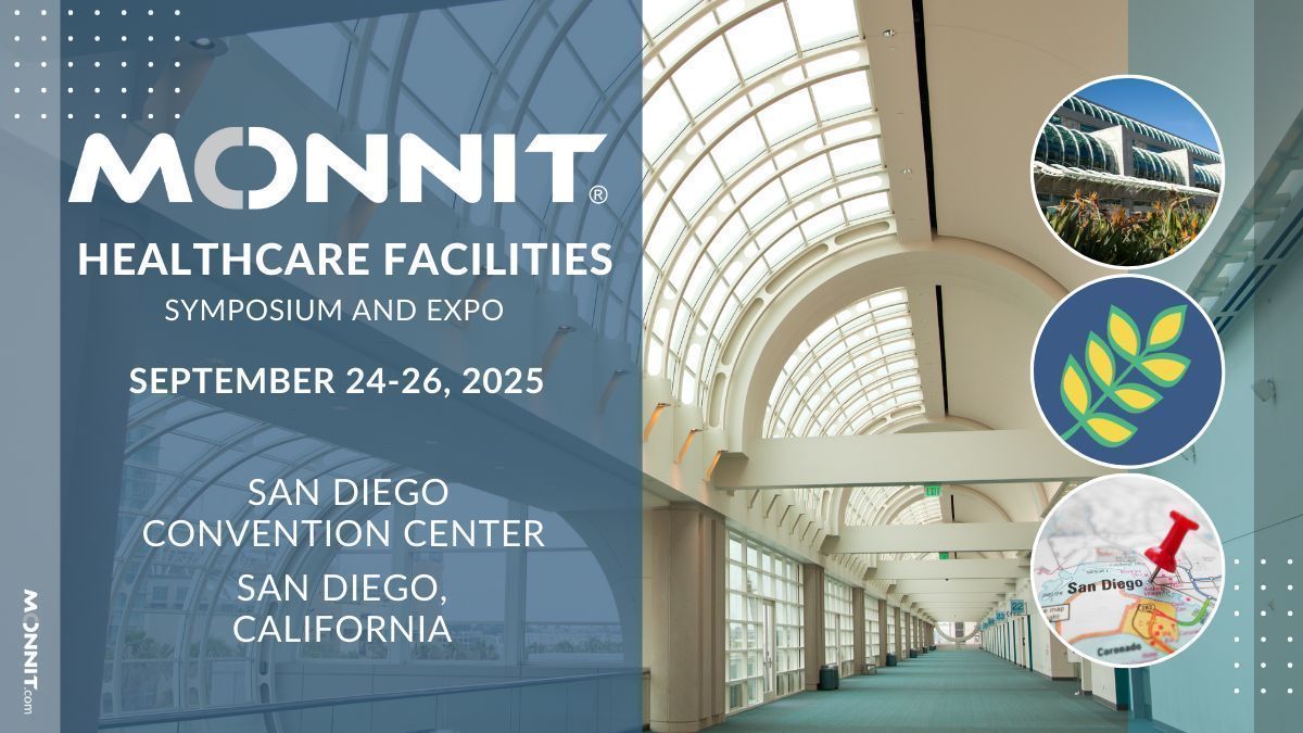 We’re excited to be part of the Healthcare Facilities Symposium &amp; Expo (HFSE), September 24–26 at the San Diego Convention Center.

Join us in San Diego (Booth 230) and see how Monnit Sensors help healthcare leaders:
buff.ly/loxRSnb
.
.
.
#Monnit #HFSE2025 #SanDiegoEvents