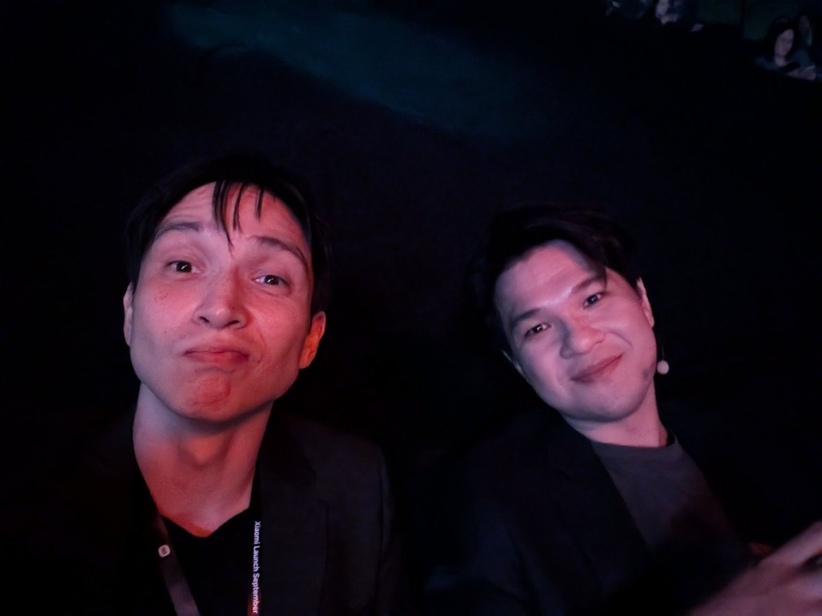 Backstage at #Xiaomi15T with the rich and famous <a href="/anguskhng/">Angus Kai Ho Ng</a>