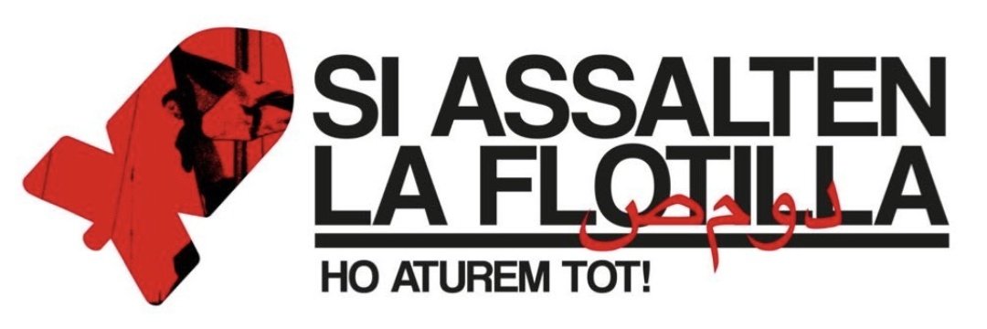 ⚠️ Quan assaltin la flotilla, sortirem al carrer i ho aturarem tot! Que tremoli l'estat sionista d'Israel i els seus còmplices!

Anem a per totes! 🇵🇸