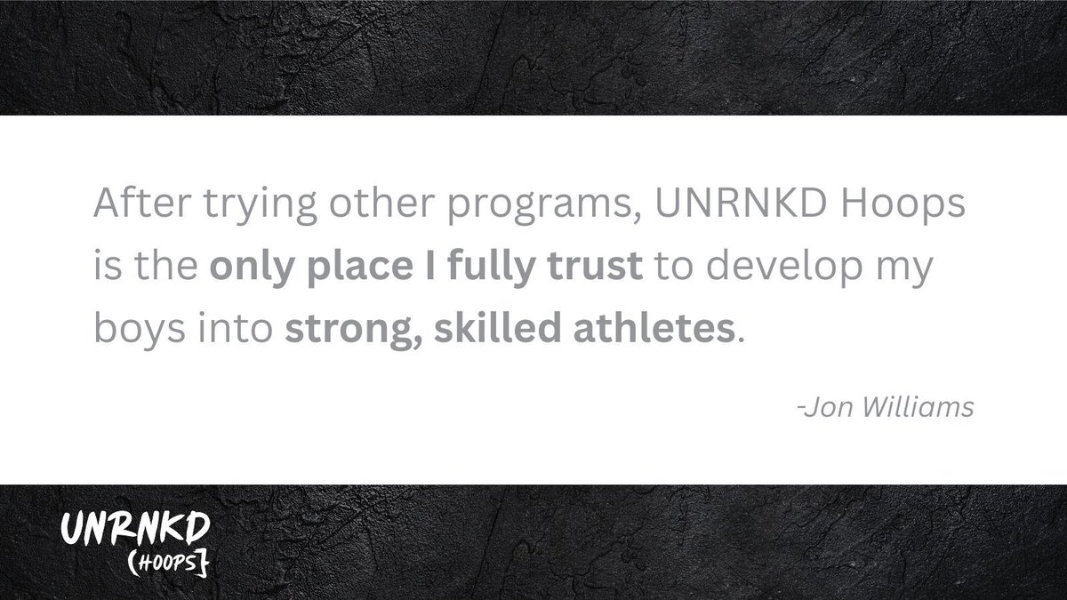 UNRNKD Hoops (@unrnkdhoops) on Twitter photo “Coach Ryan, Coach Jack, and the UNRNKD staff truly know how to connect with young athletes—they challenge them, motivate them, and teach skills that show up immediately in games.” 🏀
🙏  Thank you for the great words, Jon!
#UNRNKDHoops #IndyBball #YouthBasketball “Coach Ryan, Coach Jack, and the UNRNKD staff truly know how to connect with young athletes—they challenge them, motivate them, and teach skills that show up immediately in games.” 🏀
🙏  Thank you for the great words, Jon!
#UNRNKDHoops #IndyBball #YouthBasketball