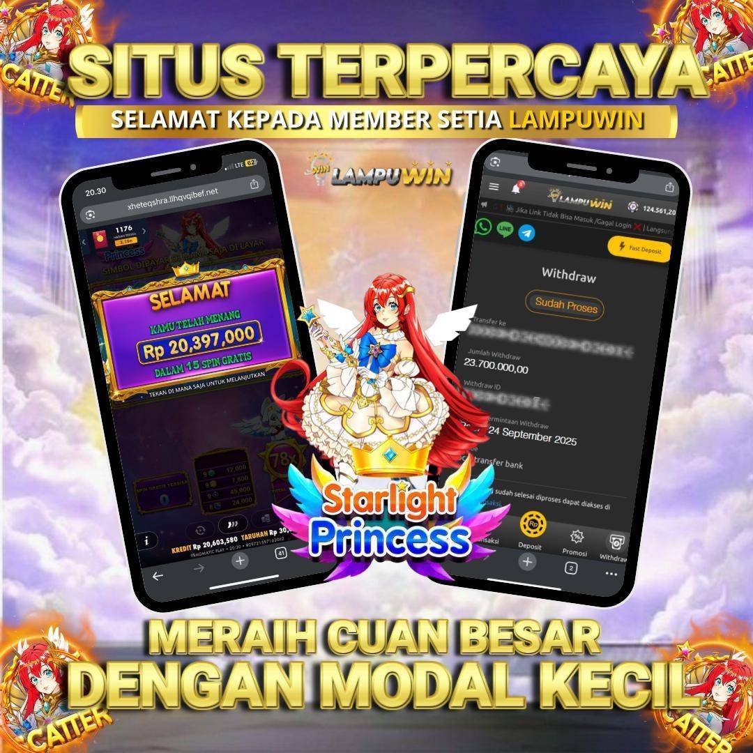 lampuwinofc's tweet image. INFO BUKTI MEMBER WITHDRAW DI SEPUTAR GAME EXCLUSIVE HARI INI.
BURUAN LOGIN DAN JANGAN LEWATI KESEMPATAN JACKPOT AKUN MU DI LAMPUWIN.

LINK DI BIO !!

#starlightprincess #starlightprincess1000 #mahjongways #mahjongways2 #gatesofolympus