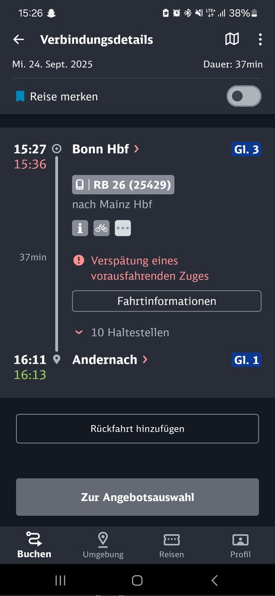 "heute ca 5 min später" 
ich wsr zwar schlecht in mathe aber so schlecht jetzt auch nicht