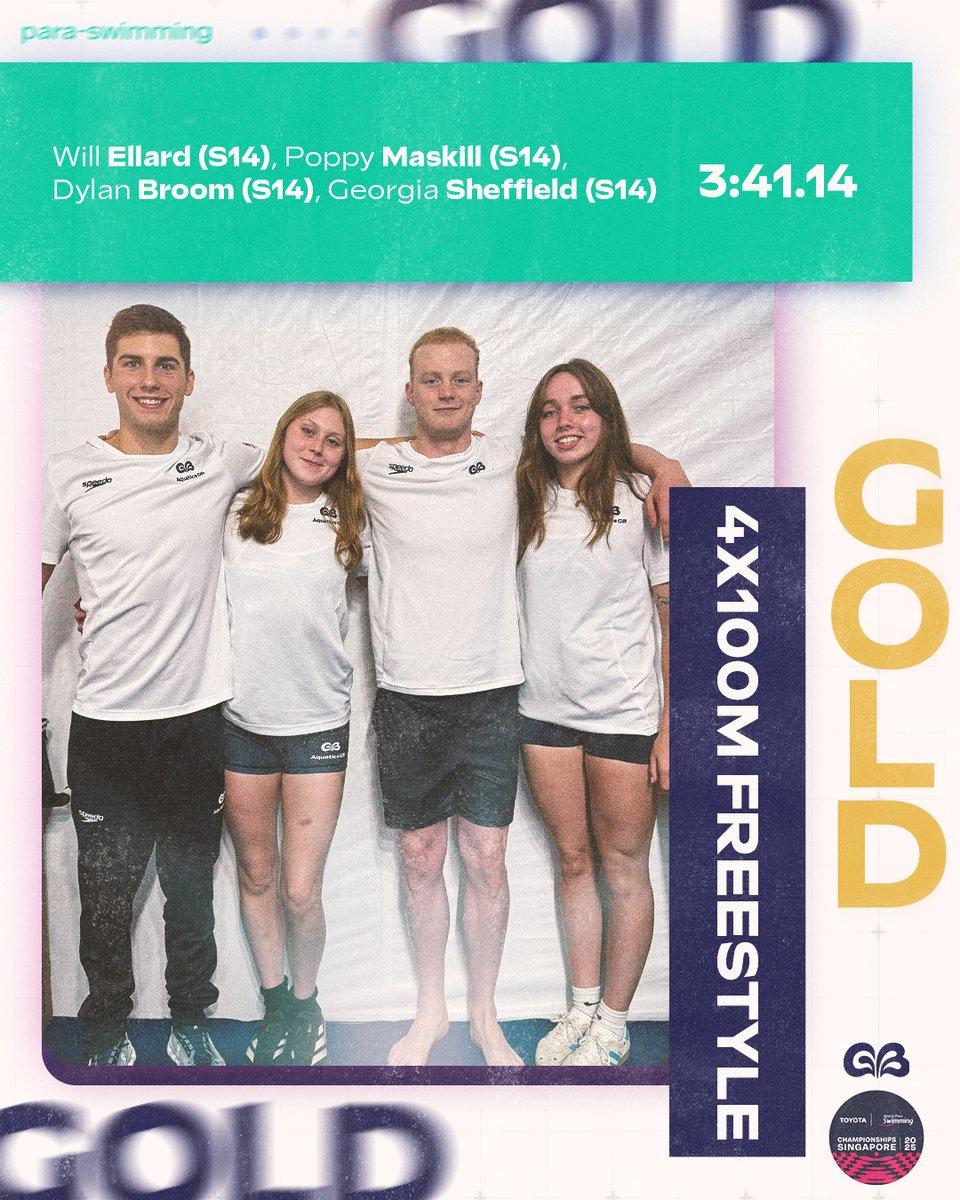 What a way to end day 4 🔥🔥🔥

Our GB quartet storm to mixed relay GOLD 🇬🇧👏
