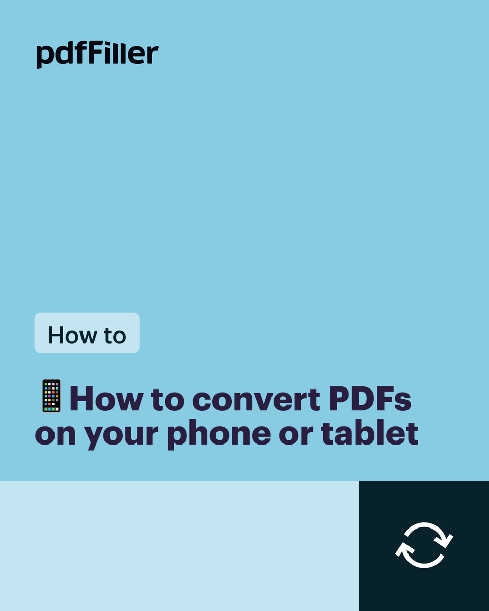PDF_filler's tweet photo. 📱 Don't let your phone hold back your productivity. Convert PDFs to #Word, #Excel, or #JPG on the go with #pdfFiller’s mobile app. Stay productive anywhere! 🌍✨ Learn how to convert PDFs easily👉 https://t.co/XyNtd77tuN #Productivity #PDF #MobileApp https://t.co/A4vFbmJKAU
