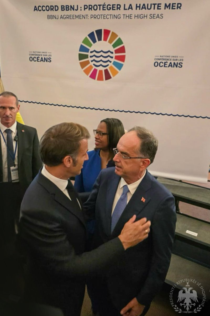 It was a pleasure to meet with President <a href="/EmmanuelMacron/">Emmanuel Macron</a>, a true friend of Albania.

This time, our meeting took place in the framework of the #BBNJ Agreement.

Albania has contributed to making this important multilateral agreement enter into force.
