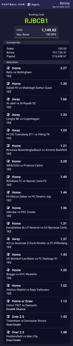 Hey check out the bet I just placed on Football.com!
football.com/players/jossea…