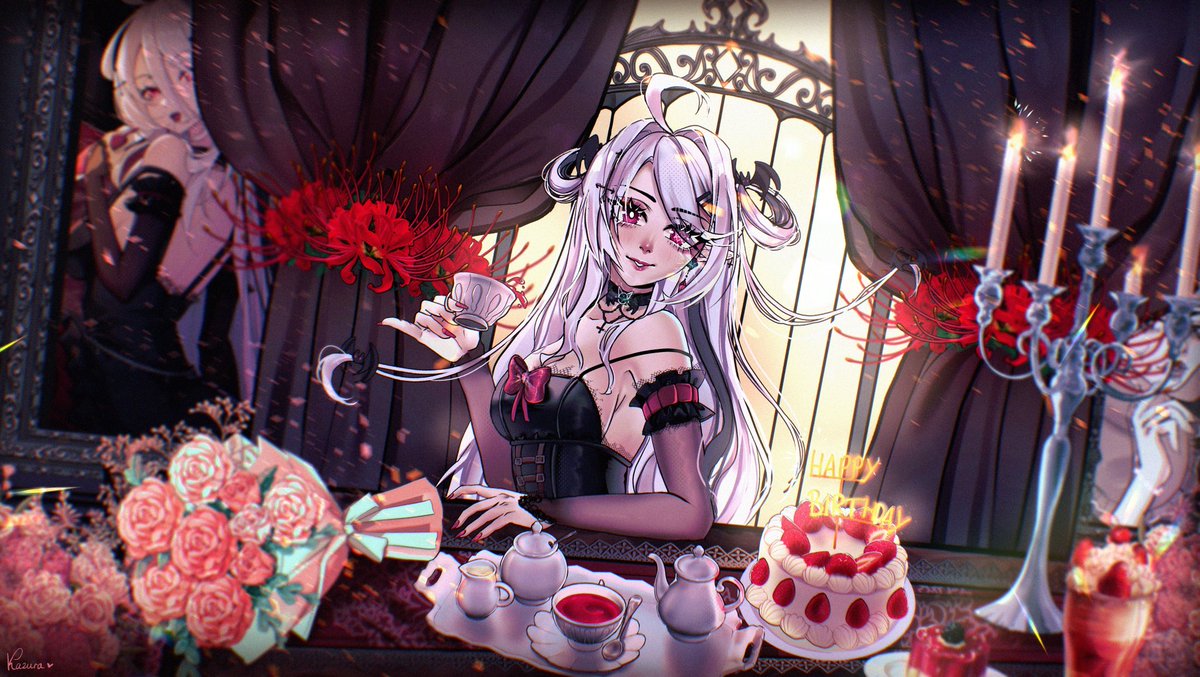 Alles gute zum Geburtstag <a href="/ikira_vt/">ikira_VT ⸸ 🦇 | Debut Soon...</a>  💃✨

Hab einen schönen Tag und lass dich reichlich beschenken!

Commission von <a href="/kevmstyle1994/">Tennō_Ren 👺🪷🌸</a>  :3