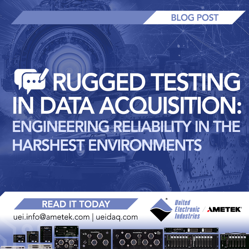 When failure isn’t an option, your hardware must hold up. UEI’s rugged test solutions are built to meet strict operational standards, support a wide breadth of I/O, and ensure your test systems are as tough as your extreme applications.

Read more: ow.ly/a4Ix50X0crC