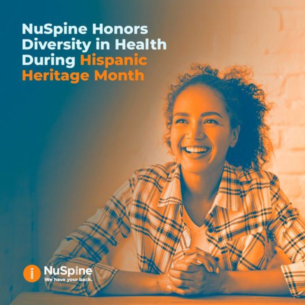 Hispanic Heritage Month is a celebration of rich cultures and histories. NuSpine Chiropractic proudly supports our diverse community with inclusive health care for all. Join us in honoring this special month with a focus on health and wellness for everyone.
#HeritageMonth