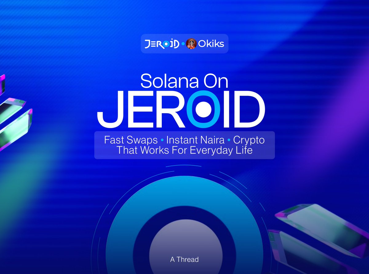 OkiksFi_02's tweet photo. I’ve had rough times cashing out $ to naira.

Rates move a lot, vendors add their own charges, and one P2P deal even left my funds stuck for hours.

This time I tried Solana on @jeroidng and the difference was clear — Smooth, fast, reliable.

Here’s what happened, 🧵↡ https://t.co/Ze1wL9wlgz