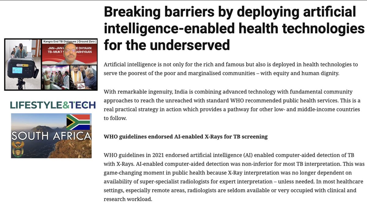 cns_health's tweet image. #PublishedToday ✨ Artificial intelligence is not only for the rich and famous but also is deployed in health techs to serve the underserved
Know more from @DrRKSood @dtohpkgr
+
@iBreastExam
🟨Lifestyle & Tech, South Africa
lifestyleandtech.co.za/ai-cloud/artic…
🟧CNS
citizen-news.org/2025/09/breaki…