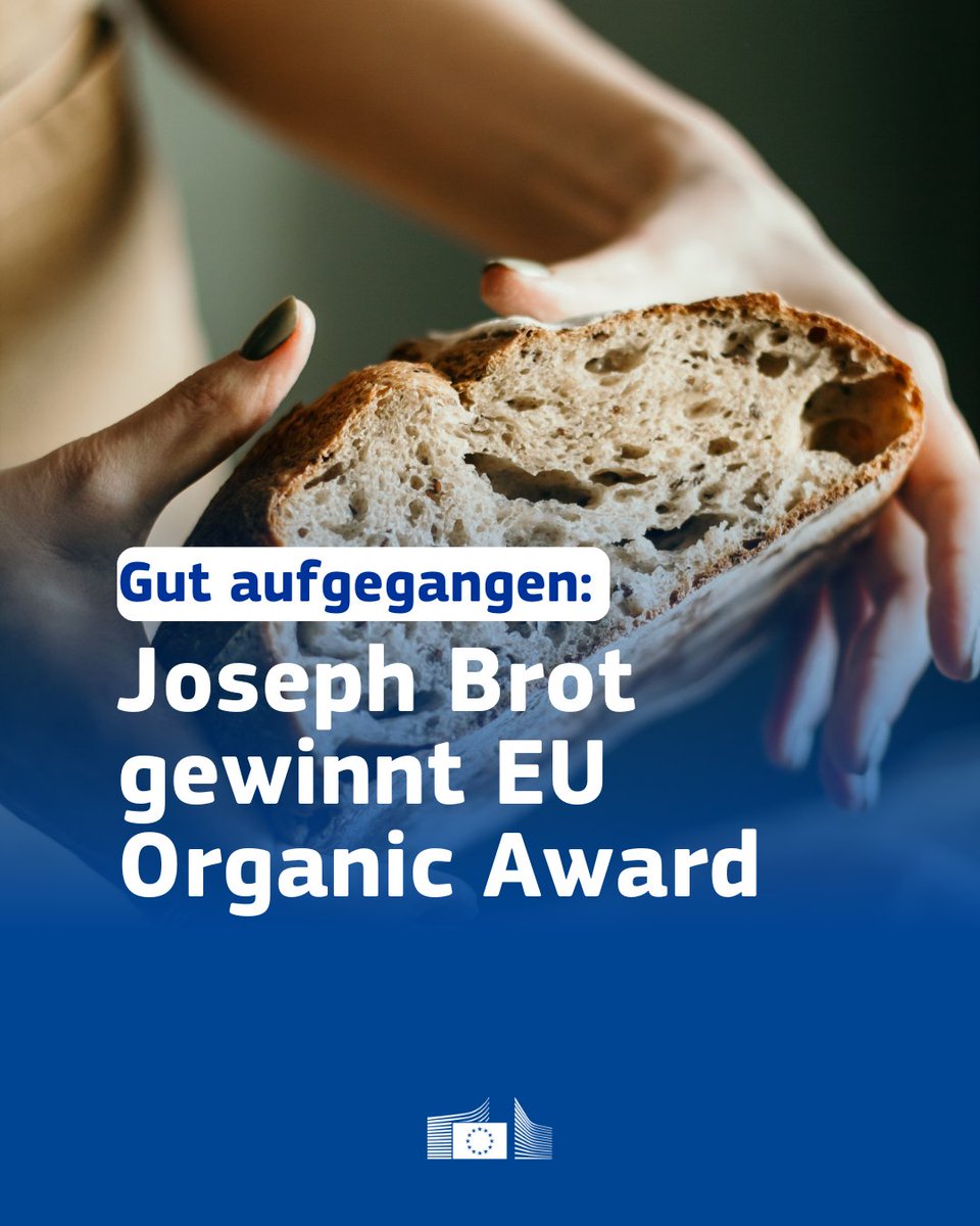 .<a href="/josephbrot/">Joseph Brot</a> hat den #EUOrganicAwards in der Kategorie bester Bio-Lebensmittelhersteller (KMU) gewonnen. 🥖🇦🇹🇪🇺

Mehr Infos👉
agriculture.ec.europa.eu/farming/organi…

Wir gratulieren sehr herzlich! 👏