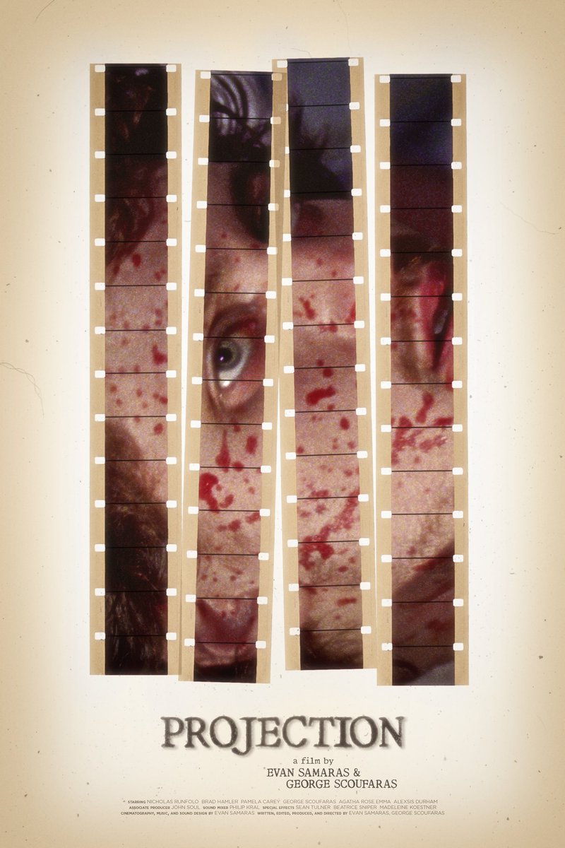 SpinningRealF's tweet image. The official poster for Projection is here! Catch the film at #PUFFX on October 4th! Come watch the unraveling of a mind with the directors and key cast!