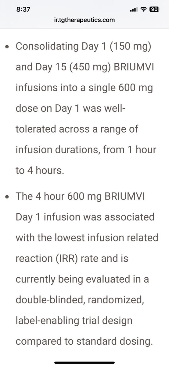 semodough's tweet image. $TGTX - consolidating day 1 and day 15 dose #MS