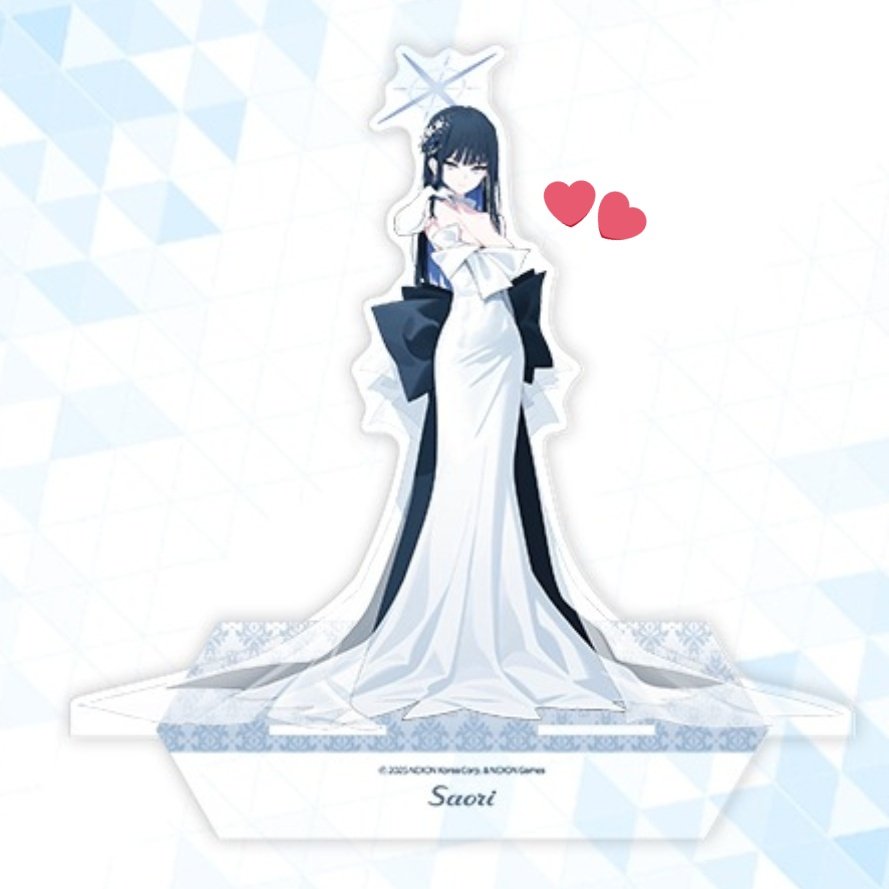 💠✨ BlueArchive サオリ ✨💠 🩵🤍ドレスサオリ アクリルスタンド予約