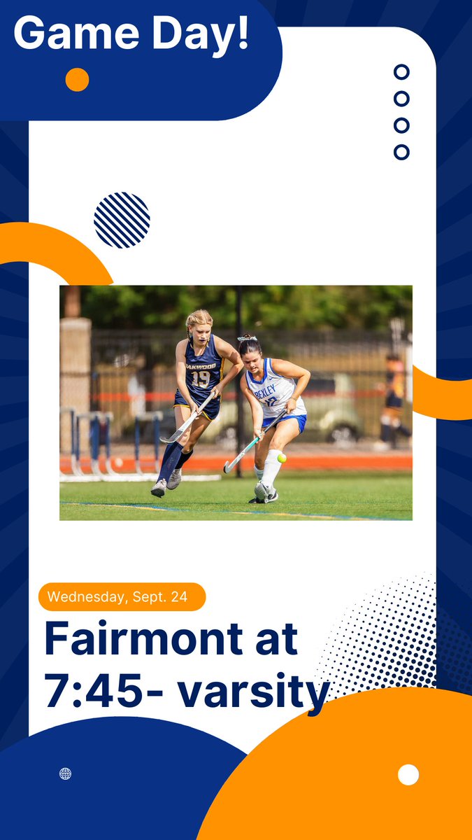 Game day for the Jill’s field hockey! Cheer on the team as they face Fairmont