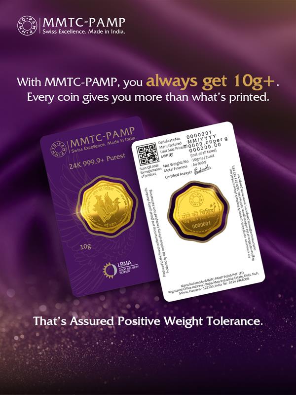 MMTCPAMP's tweet image. Trust has always been the true measure of value. At MMTC-PAMP, it is not promised in words but assured in every piece, with credibility that endures across generations.

#MMTCPAMP #PurestGold #PurestSilver #ForThoseWhoKnowThePurest #LBMA #Assurance #Credibility