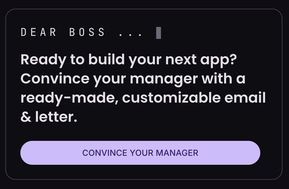 ngMaterialDev's tweet image. We get it. Making the case for new tools can be tough.
So, we created a "Dear Boss" letter to help you justify purchasing a license for Angular Material Blocks.
Go convince your manager!
ui.angular-material.dev/convince
#AngularDev #UI #Productivity