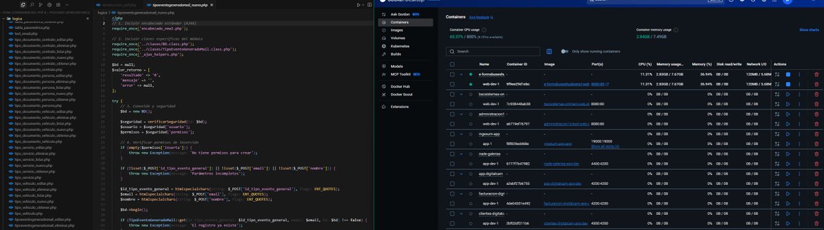 mauricio1964's tweet image. desarrollando sin parar #docker #php #gitactions #fullstack