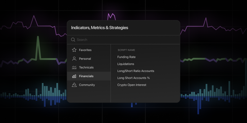 TradingView的加密貨幣衍生指標
現在，您可以使用我們為Bybit、幣安和OKX合約新增的指標，直接在圖表上深入分析加密貨幣衍生性商品。
融資費率、清算、多空比率等等，都能幫助您深入了解市場情緒和趨勢。立即試用，學習如何更好地探索加密貨幣世界。
tradingview.com/blog/tw/crypto…