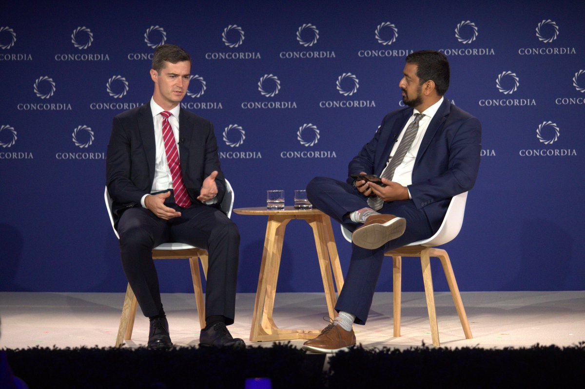 Concordia (@concordiasummit) on Twitter photo Kevin McGinnis, Vice President, Strategic Technology Initiatives at <a href="/ASU/">Arizona State University</a> joins <a href="/Iyengarish/">Rishi Iyengar</a>, Staff Writer at <a href="/ForeignPolicy/">Foreign Policy</a> to chat about the evolution of the semiconductor supply chain at #Concordia25 Kevin McGinnis, Vice President, Strategic Technology Initiatives at <a href="/ASU/">Arizona State University</a> joins <a href="/Iyengarish/">Rishi Iyengar</a>, Staff Writer at <a href="/ForeignPolicy/">Foreign Policy</a> to chat about the evolution of the semiconductor supply chain at #Concordia25