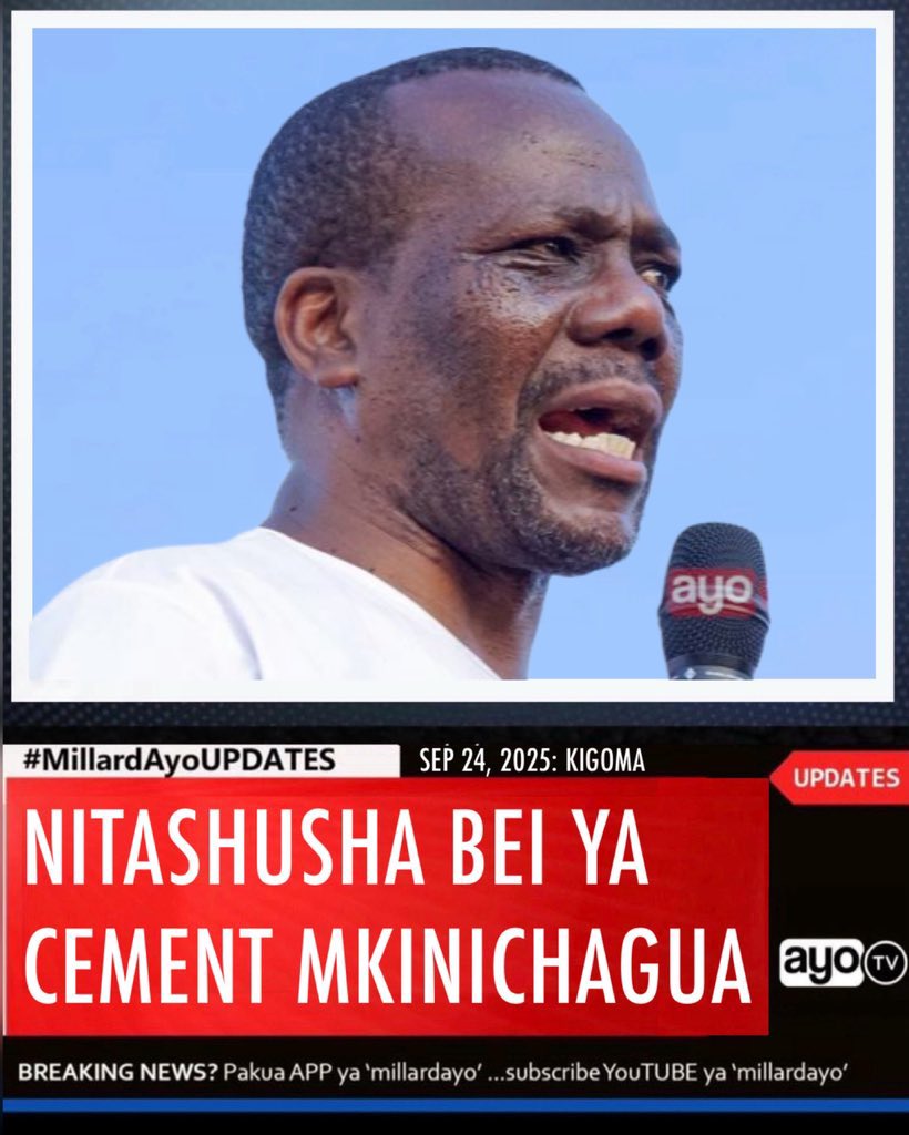 BLO’ anajua kwamba anagombea ubunge? Usikute ameokota kidaftari cha Luhaga Mpina anazunguka na ahadi za mgombea Urais? BLO akumbushwe kwamba anagombea ubunge  Kigoma Mjini siyo Urais. Halafu, mbunge mmoja anashusha vipi bei ya saruji? Au ana kiwanda chake cha saruji? Huu sasa