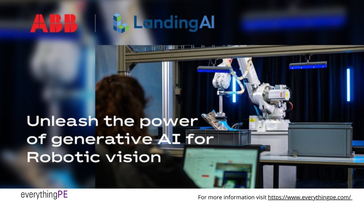 everything_PE_'s tweet image. ABB Robotics Invests in LandingAI to Advance Vision AI

Read more: ow.ly/ObNH50X1v1x

#ABB #ABBrobotics #LandingAI #visionAI #industrialautomation #smartmanufacturing #AIintegration #powerelectronics