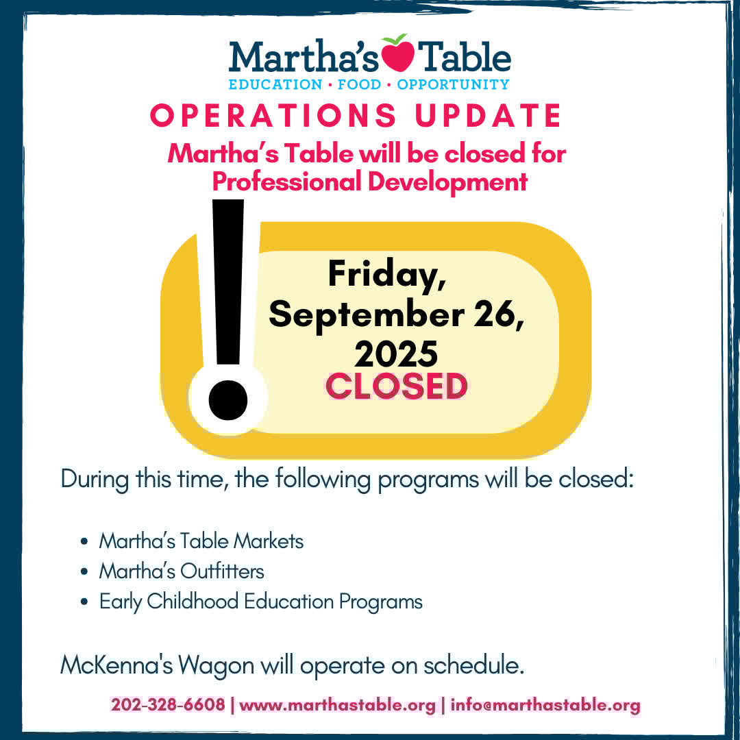 Martha's Table tweet media