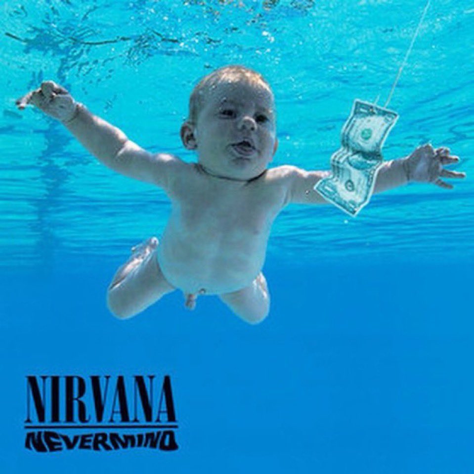 allrockmusic's tweet photo. On this day in 1991, Nirvana released Nevermind. https://t.co/Co14XbXNHP