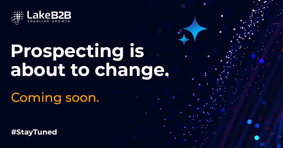lakeb2b's tweet image. Great insights come from great minds. 💡

Something big is coming.
Something that will change the way you prospect in 2025.

Stay tuned. 👀

#AIProspecting2025 #EnablingGrowth #LakeB2B

#StayTuned #ComingSoon