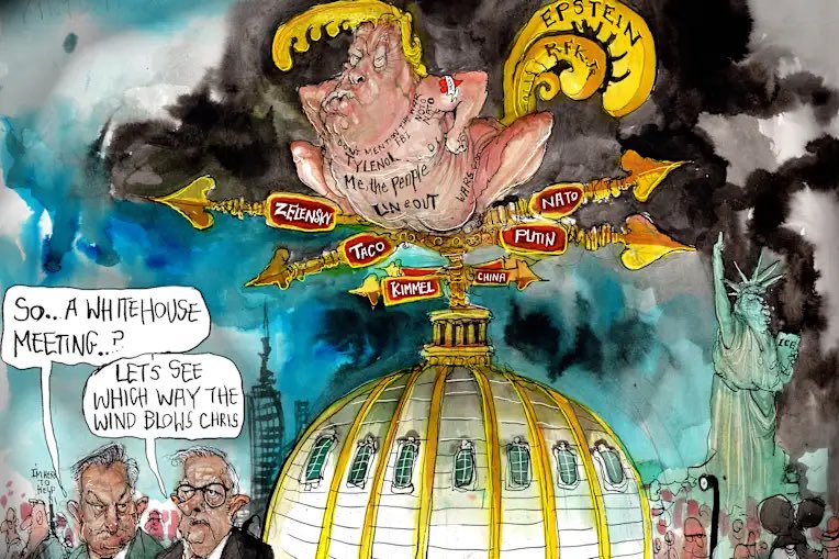 Which way the wind blows...David Rowe is in fine form #afr