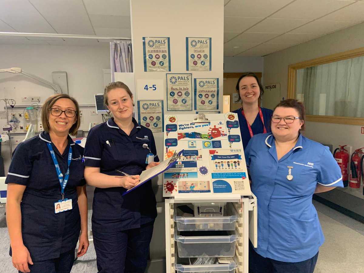 🦠🤧 Flu roadshow coming to a ward near ach-you 😷🦠
We will be in the clinical areas in Wythenshawe and Trafford over the next 2 weeks, so look out for us!
Thanks for your engagement so far!