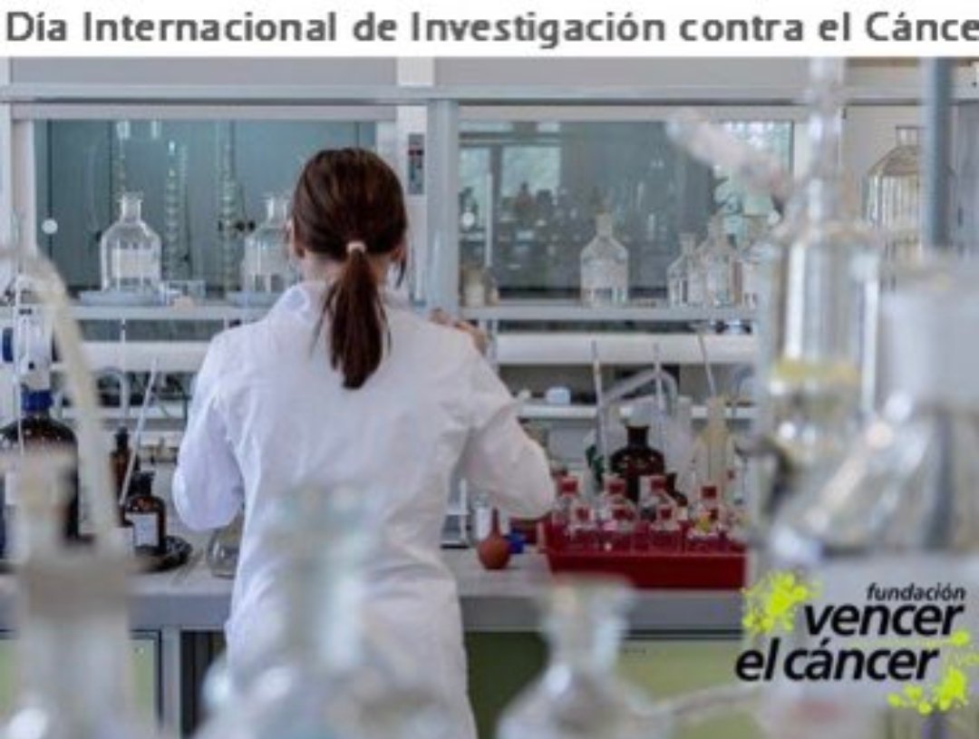 Este miércoles 24 de septiembre se conmemora el #DiaMundialDeLaInvestigacionDelCancer, una jornada muy especial e importante para nosotros. 
La investigación oncológica es sobre lo que gira todo nuestro ser y por lo que existimos.
¡Gracias por ayudarnos!
vencerelcancer.org/eventos/dia-mu…