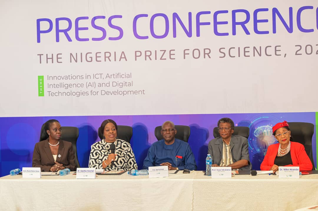 NGRSciencePrize's tweet photo. The Advisory Board of The Nigeria Prize for Science has announced that there will be no winner for the 2025 edition, following the judges’ dissatisfaction with the overall quality of entries received.

Speaking at a press briefing in Lagos, the Chairman of the Advisory Board, https://t.co/bM3Vzscr6R