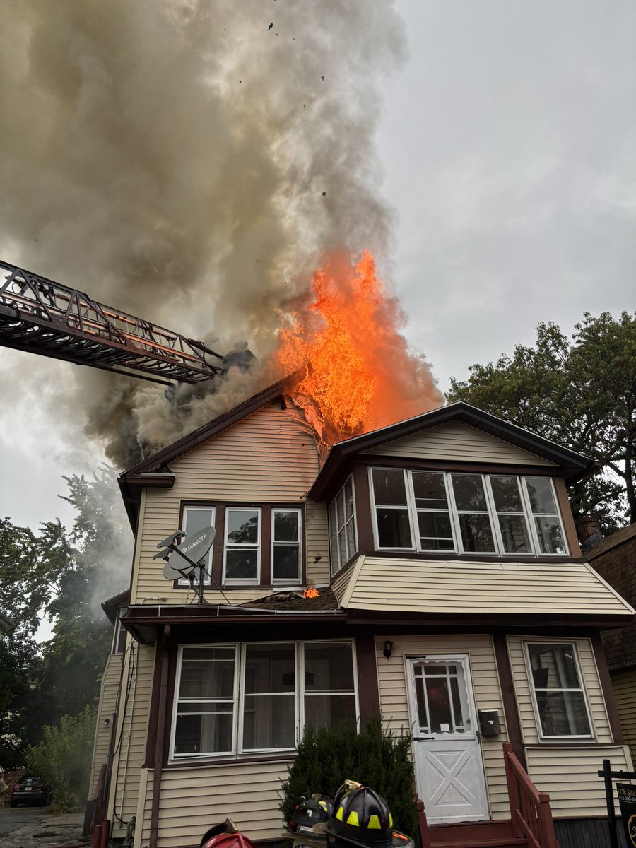 SFD “On Scene “ 180 Bloomfield St working fire all companies are operating at this time.