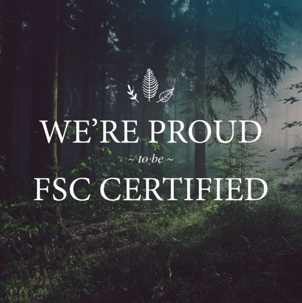 We're committed to protecting our planet's resources. That's why we're proud to use almost 100% FSC® certified timber in our furniture. By choosing FSC-certified materials, we ensure that our products support responsible forest management and sustainably.

#FSCForestWeek