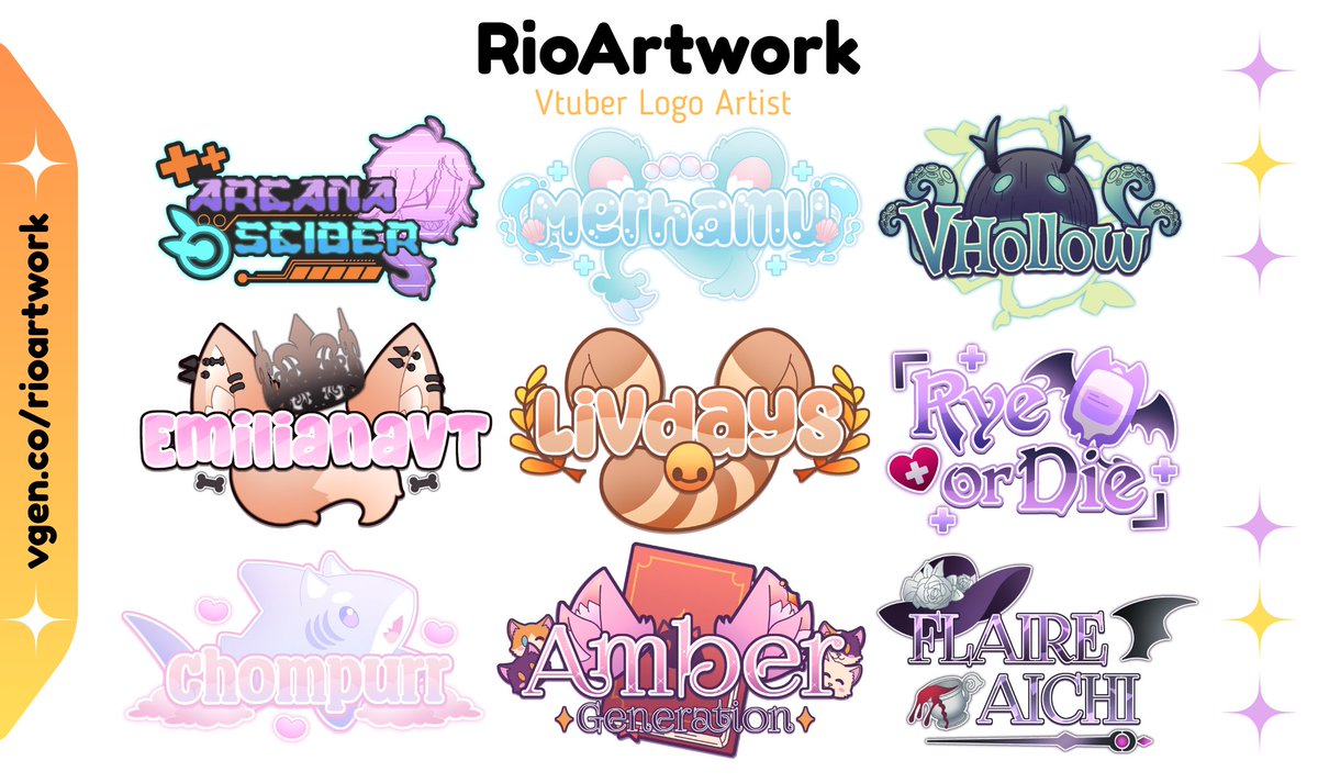 RioArtwork| Vtuber Logo Commission tweet media