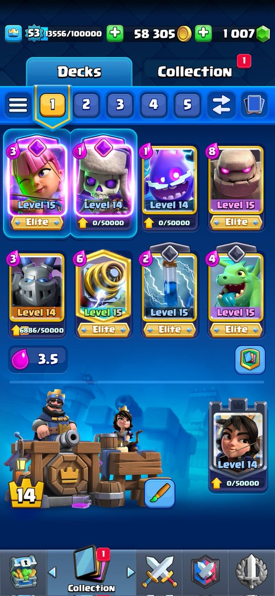 PaisanoGamer's tweet photo. Finally Beat Clash Royale and reached 10K Trophies using my homade deck from 2016 https://t.co/unIYgZYaTL