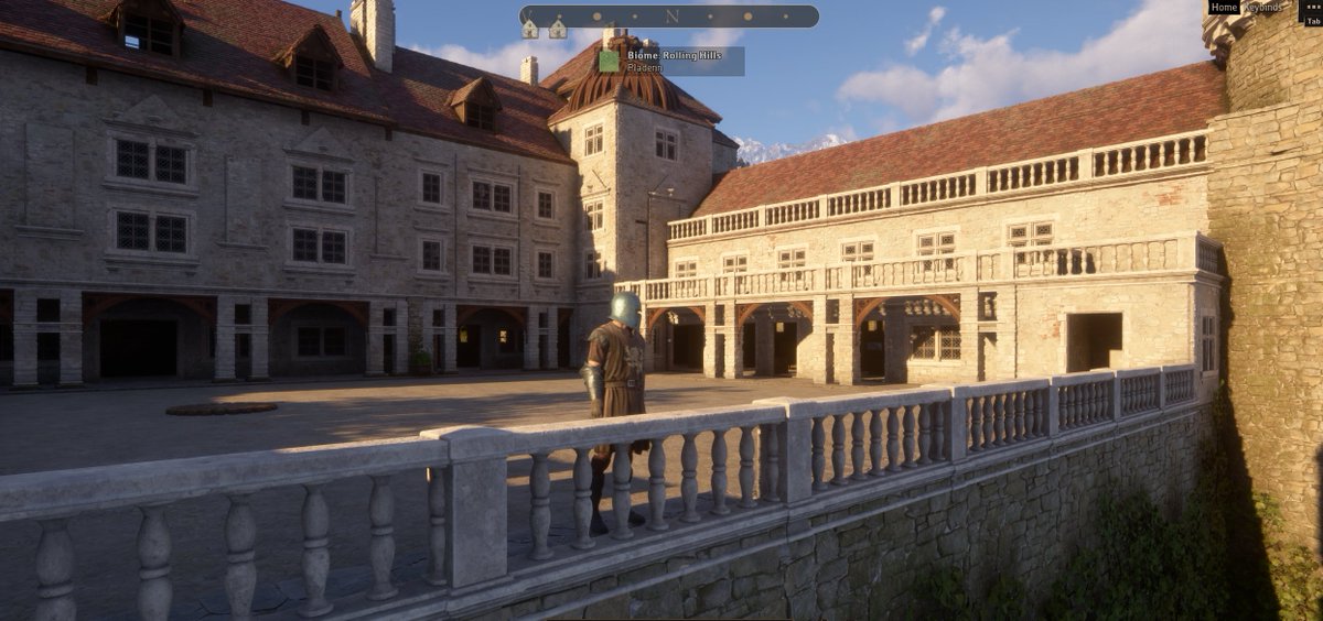 PlayPaxDei's tweet image. Inspired by a real-life castle, and built solo by Kuraye!

#PaxDei #CommunityUpdate #building